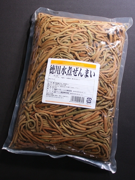 徳用水煮ぜんまい|水煮 | 商品情報|マニハ食品株式会社 徳用水煮ぜんまい|水煮 | 商品情報|マニハ食品株式会社